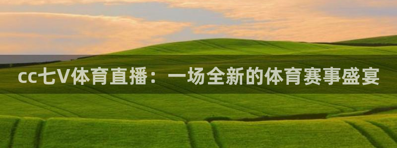 833体育直播观看：cc七V体育直播：一场全新的体育赛事盛宴